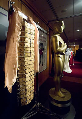 gold AMEX dress Lizzy Gardiner