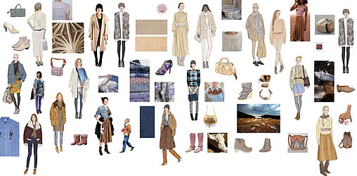 Tendências da moda Outono / Inverno 2011 Mulheres terras distantes