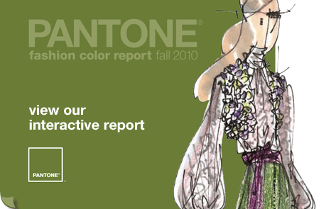 PANTONE Unveils Fashion Color Report For Fall 2010